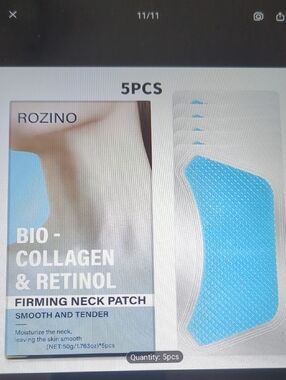 Bio-Collagen & Retinol Firming Neck Patch - Blue (4pcs)
